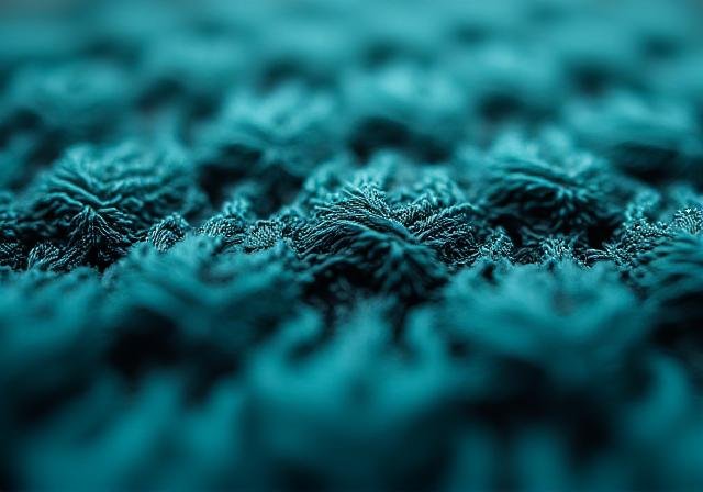 Macro shot of high-quality sustainable fabric textures